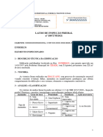 1 - Modelo de Laudo de Inspeção Predial