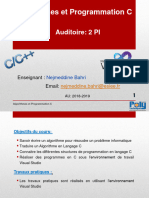 Cours Algo Et Prog C Polytech 2018 2019