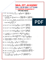 ECM-7 Indefinite Integration-2 03-02-23 11th (21-23) With Key H and S-2