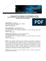 Aplicação Da Integral Na Determinação de Características Geométricas de Seções Planas de Estruturas em Barras