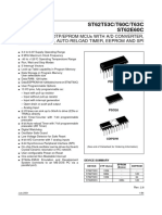 ST62T53C/T60C/T63C ST62E60C: 8-Bit Otp/Eprom Mcus With A/D Converter, Safe Reset, Auto-Reload Timer, Eeprom and Spi