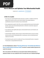 Mitochondrial Function PDF