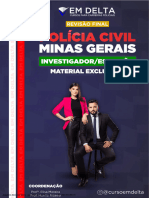 PC MG - Escrivão e Investigador - Semana 01 Cronograma