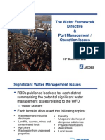 The Water Framework Directive & Port Management / Operation Issues