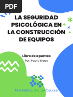 La Seguridad Psicologica en La Construccion de Equipos