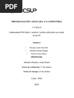 Laboratorio 8 Medir y Analizar Variables Industriales Por Medio de Una PC