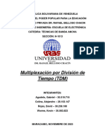 Multiplexacion Por Division de Tiempo (TDM), H-1013