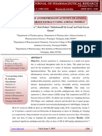 Squamosa L. Shoot Extract Using Animal Models: Evaluation of Antidepressant Activity of Annona