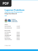 Laporan Praktikum: Algoritma Dan Pemrograman