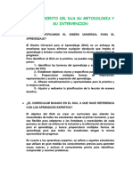 Fortalecimiento Del Dua Su Metodologia e Intervencion