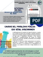 Política Nacional de Gestión Del Riesgo de Desastres Al 2050