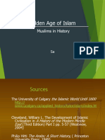 Golden Age of Islamic Civilization.