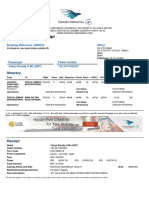 Your Electronic Ticket Receipt