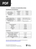 Cost of Study