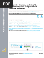 Strutural Analysis of The Sandwiched Composite Using Advanced Numerical Simulations