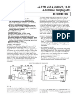 +2.7 V To +5.5 V, 350 KSPS, 10-Bit 4-/8-Channel Sampling Adcs