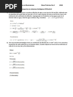 Fenómenos de Transporte en Biosistemas  