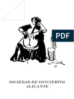 Programa de Concierto de Las Seis Suites de Bach