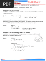 Multiplicación de Expresiones Algebraicas