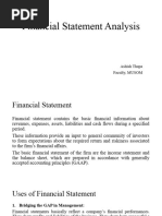 Financial Statement Analysis