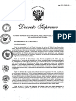 Decreto Supremo N°004-2022-SA