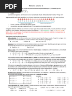 Ficha Teoría/ejercicios Números Enteros