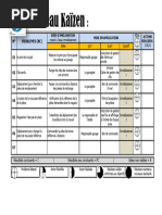 Tableau Kaïzen-UVT-Exercice-N°01-Garage