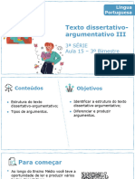 Aluno - Texto Dissertativo-Argumentativo III