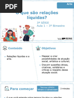 O Que São Relações Líquidas?: 3 Série Aula 1 - 3º Bimestre