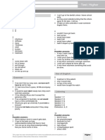 B2 U6 Test Higher Answer Key