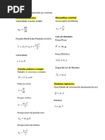 Fórmulas de Física para Enem