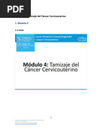 Módulo 4 - Tamizaje Del Cáncer Cervicouterino