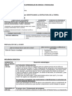 SESION de APRENDIZAJE Identificamos La Estructura de La Tierra.