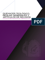 Articulos de Religion