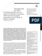 Management of Hyperglycemia - in Type 2 Diabetes, 2022. - A Consensus Report by The - American Diabetes Association - (ADA) and The European - Association For The Study of - Diabetes (EASD)