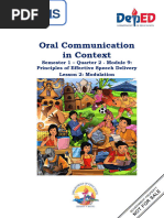 Oral Communciation Q2 Module 9.2.2