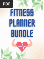 Fitness Planner List