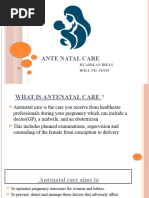 Antenatal Care