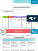 Toolbox Grade 5 Formative Assessment Performing