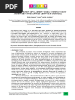 Analysis of Human Development Index Unemployment A