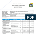 President's Office Opening Report