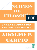 Partes - Que Pideprincipios - de - Filosofia - Adolfo - P - Carpio