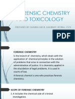 Mahinay Forensic Chemistry and Toxicology