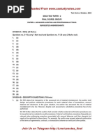 CA Final Audit A MTP 2 Nov23 Castudynotes Com