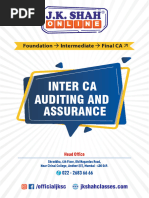 Auditing & Assurance - Summary Book (Ch. 1 To Ch. 13)