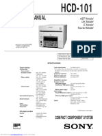 Hcd101 Service Manual