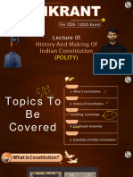 Polity 01 - Making of Indian Constitution - Class Notes - Vikrant