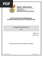 Information Technology P1 May-June 2021 Eng