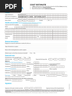 STD Form Costestimate5 en