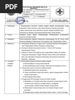 5.5.5.a 2. Spo Pelayanan Kewaspadaan Transmisi Melalui DropletSpo Pelayanan Kewaspadaan Transmisi Melalui Droplet